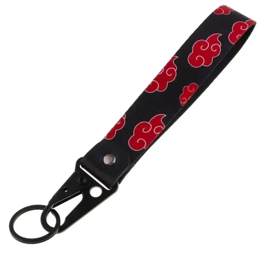 Anime naruto hand band keychain holder belt hook utility accessory
